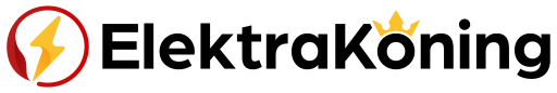 Het logo van Elektra Koning, uw elektricien voor in Leiden